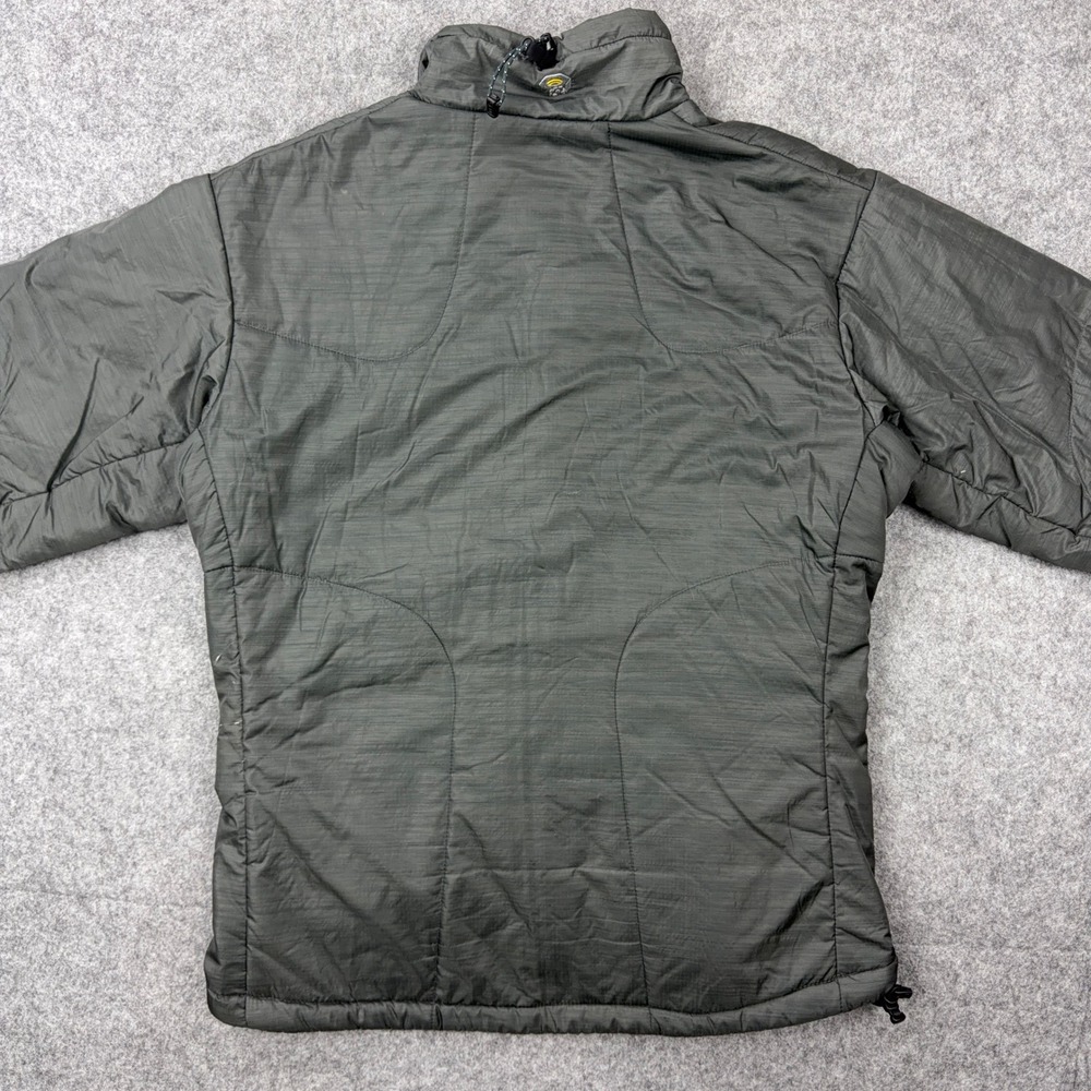 Mountain Hardwear Jacket Womens Medium Gray PrimaLoft Insulated Puffer Full Zip - Picture 9 of 15